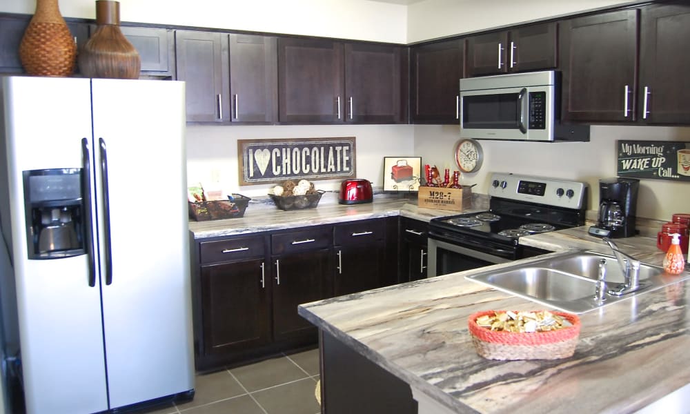 Kitchen at Park at Coulter in Amarillo, Texas