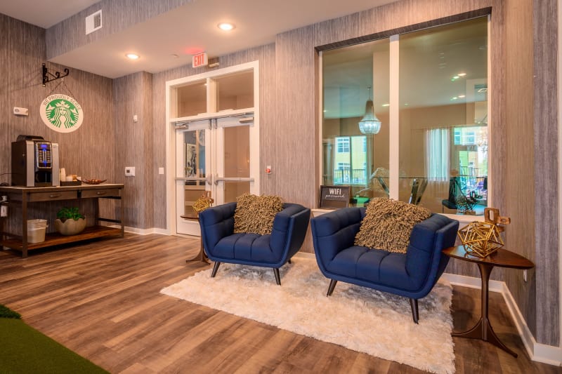Aspire at 610 offers a coffee bar in Houston, Texas