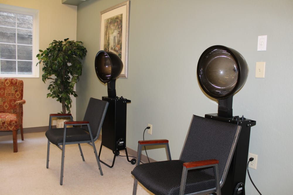 Beauty salon at Vista Prairie at Ridgeway in New Ulm, Minnesota