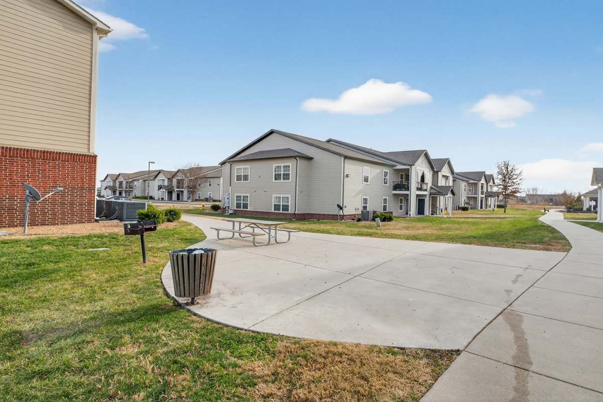 Beautiful community area at Broadstone Villas in Bel Aire, Kansas