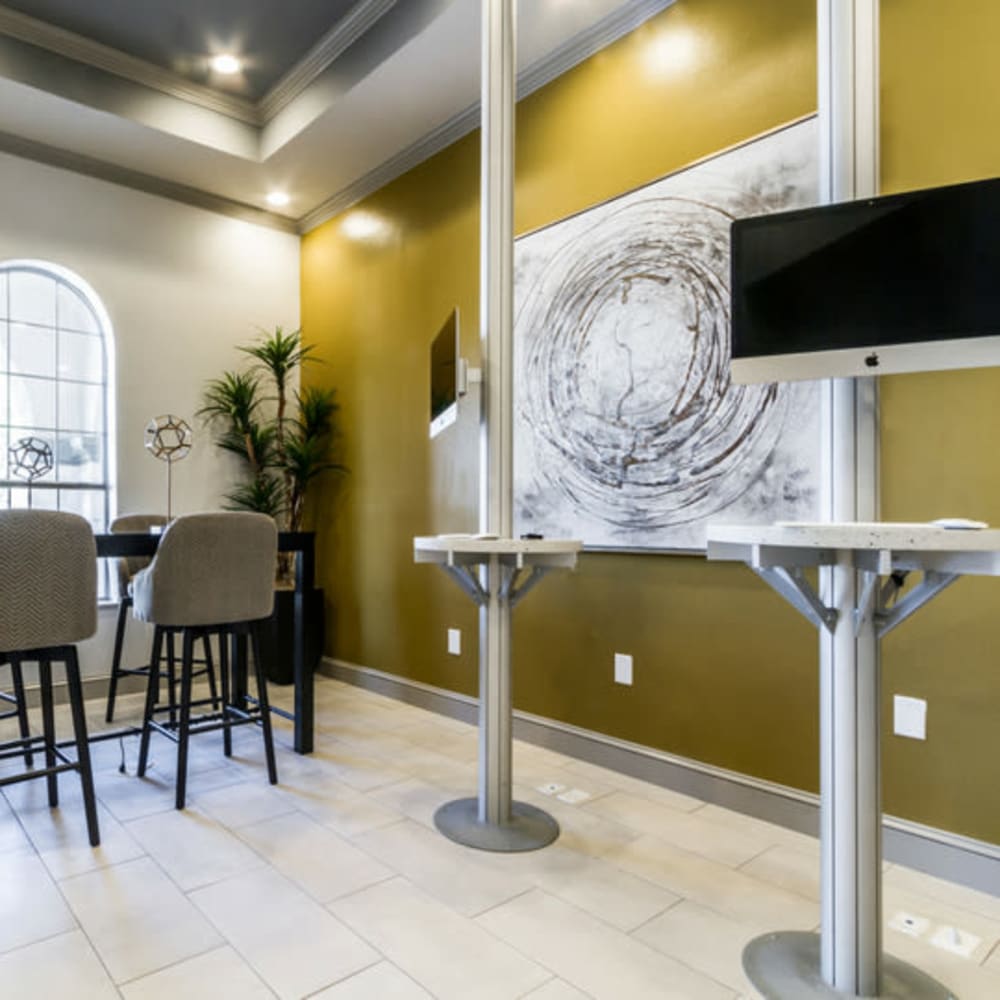 Business center at Legacy at Cypress in Cypress, Texas