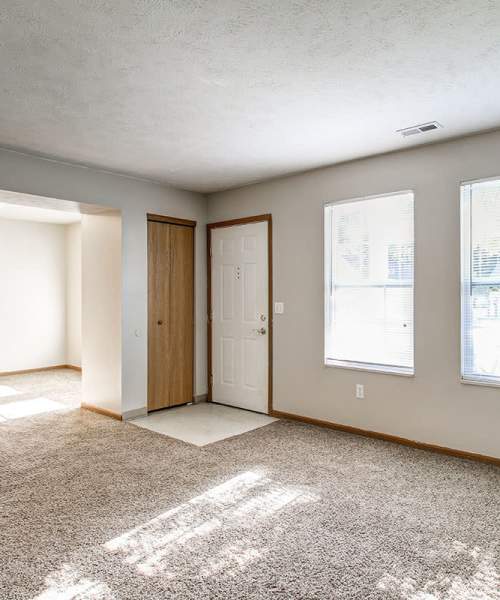 Living room at Doranne Greene in Hartford, Michigan