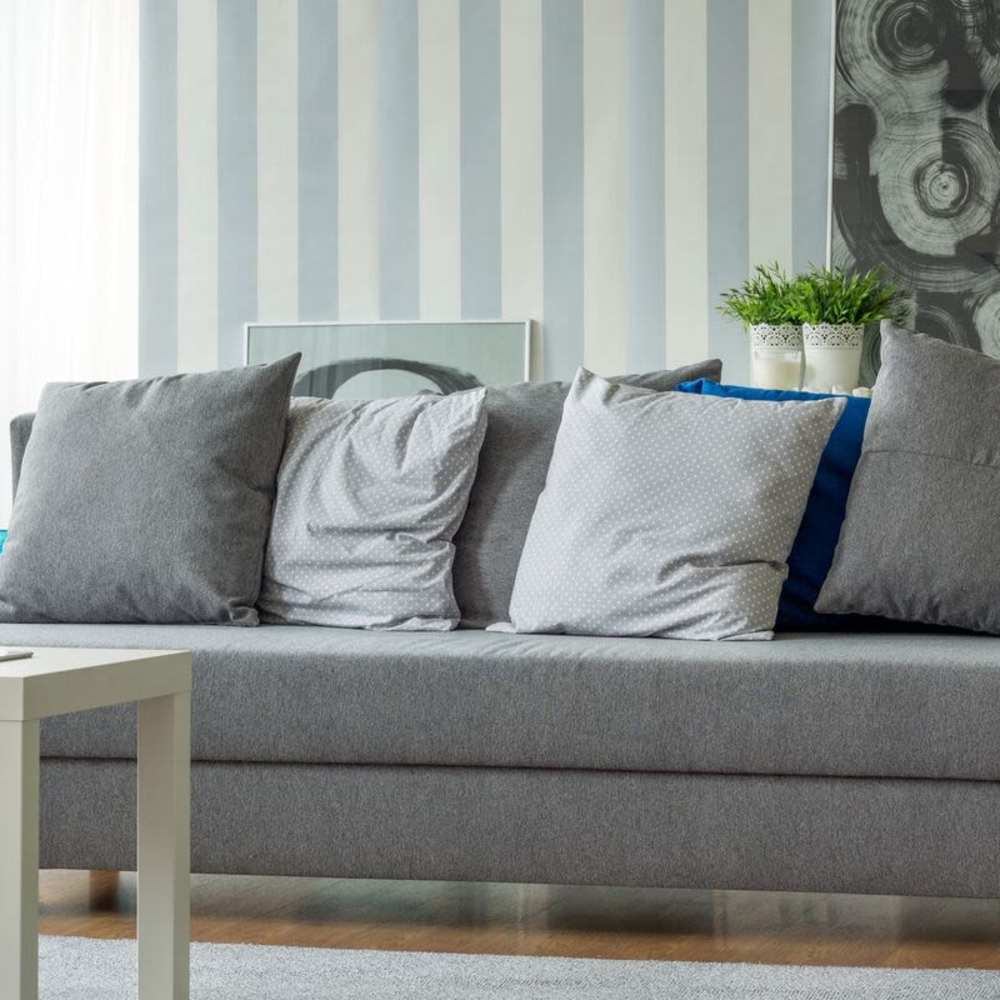 Charming living room at Villa Fontana in Daly City, California,