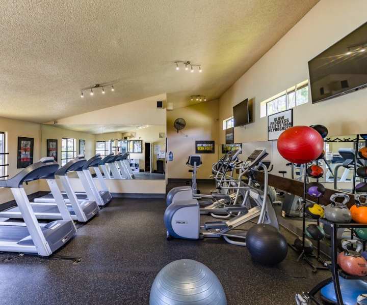 State-of-the-art fitness center at Ardenwood Forest Rental Condominiums in Fremont, California