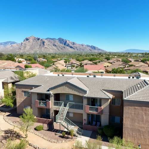 Exterior shot of the apartment at Tierra Vida in Tucson, Arizona