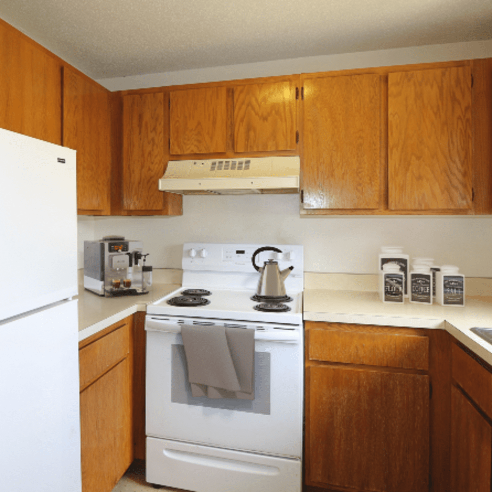 Kitchen at Countrywood at Vernon in Vernon, Connecticut