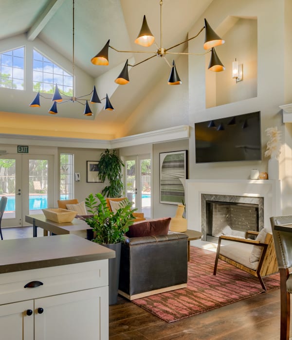 community sitting area at The Villages in Santa Rosa, California