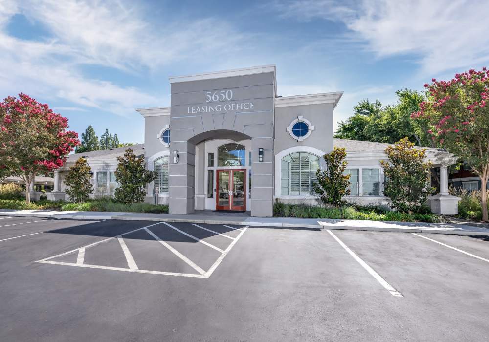 Leasing office at Park Hacienda Apartments in Pleasanton, California