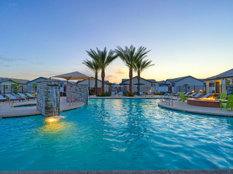 Resort-style pool at Estia Surprise Farms in Surprise, Arizona