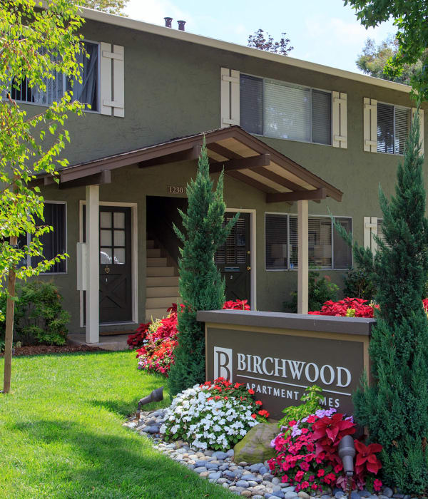 signage at Birchwood in Sunnyvale, California