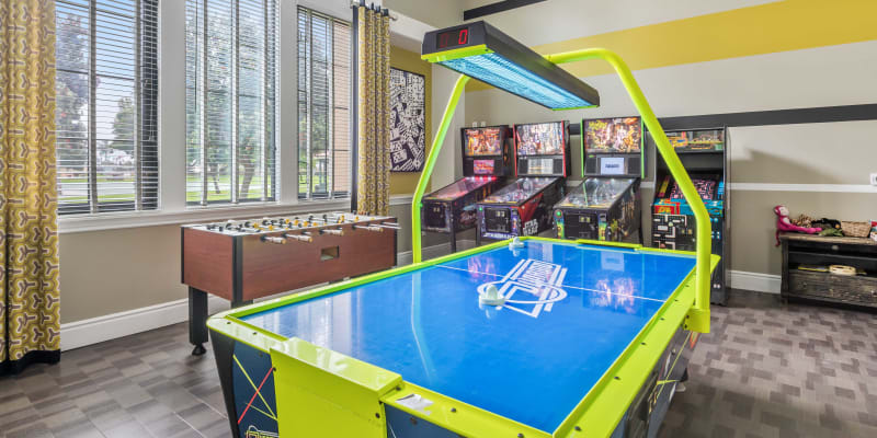 Game room at Coral Sea Cove in Port Hueneme, California