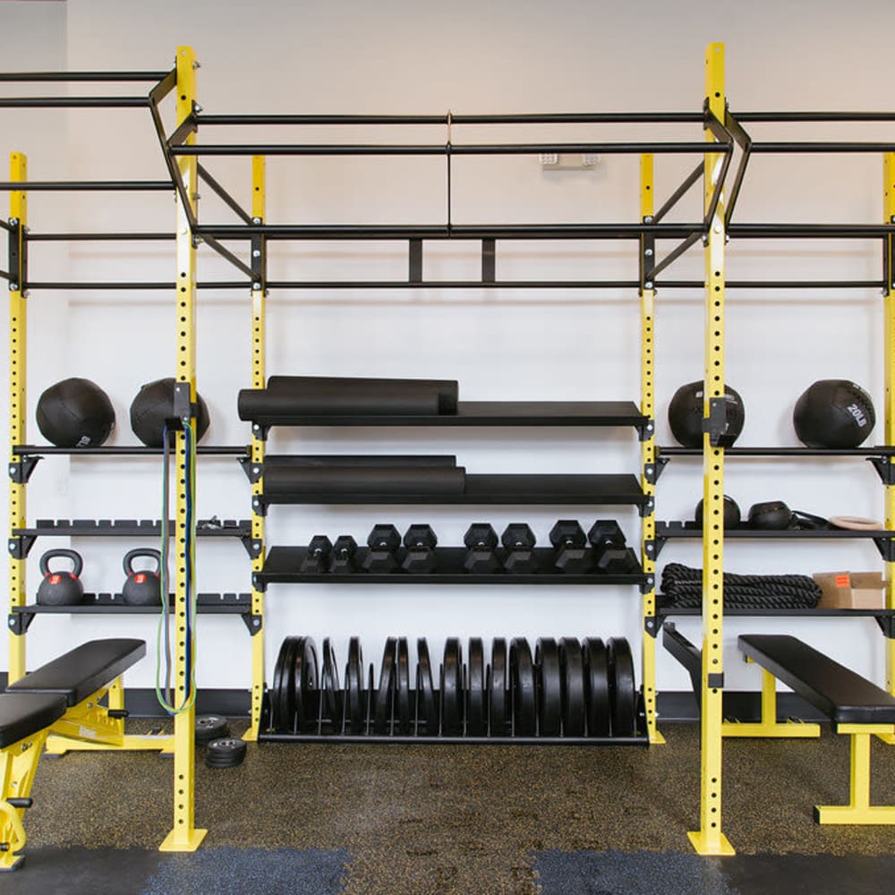 CrossFit style fitness center at Beacon on 5th in Charlottesville, Virginia