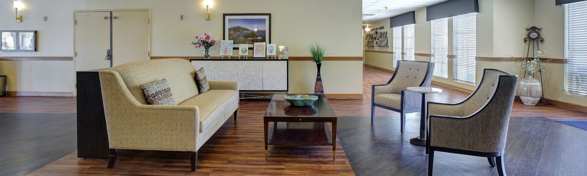 Gallery at Pacifica Senior Living Bonita in Chula Vista, California.