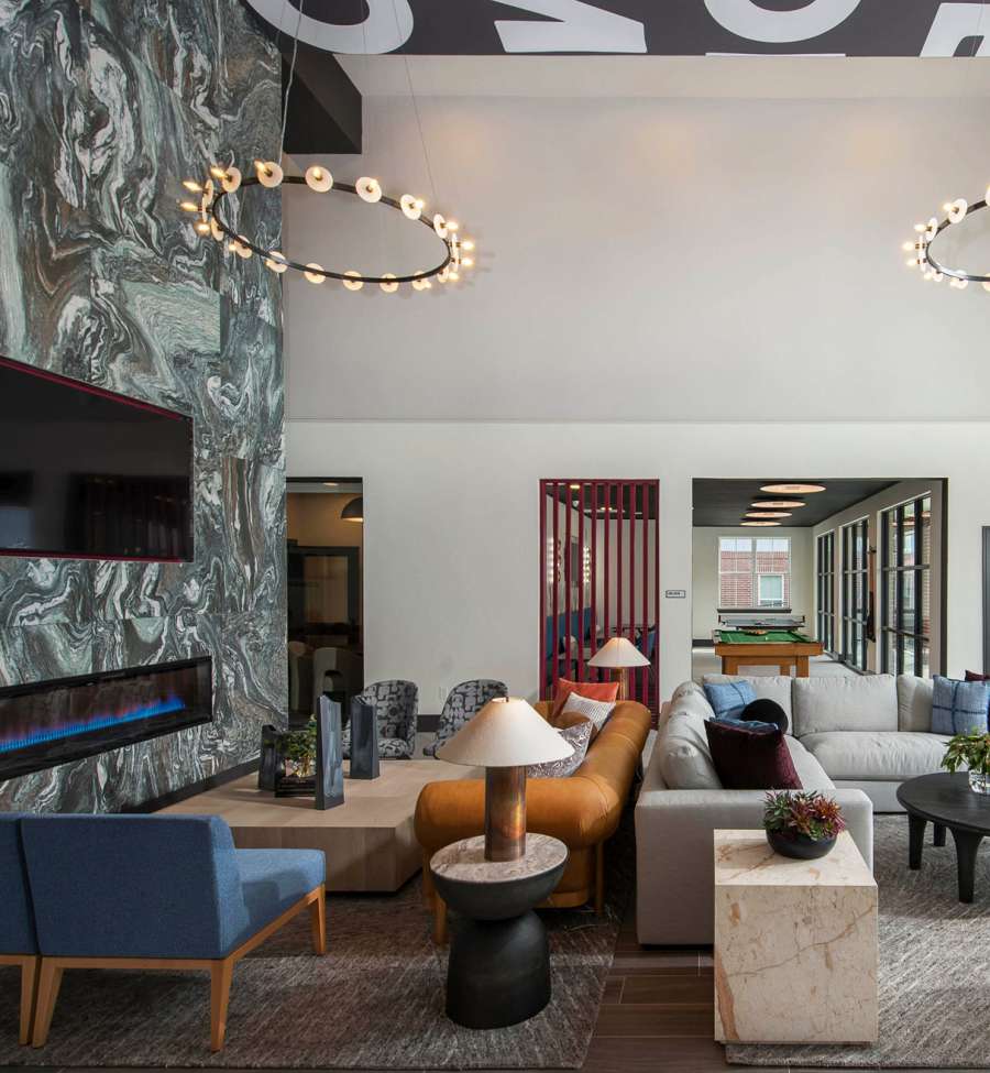 New club room at The Landing College Station in College Station, Texas