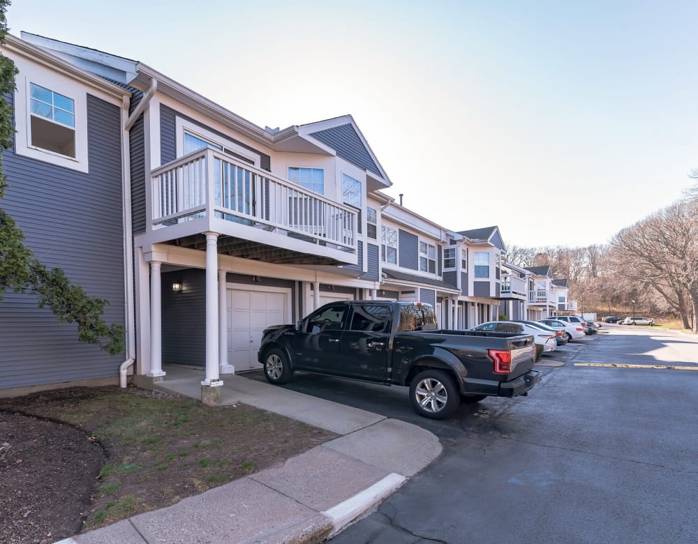 Our Modern Apartments in East Haven, Connecticut showcase a Garage