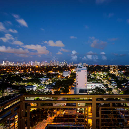 View of the city from MB Station in Miami, Florida