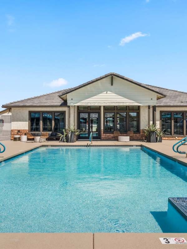 Mesmerizing swimming pool at Obsidian at South Mountain in Phoenix, Arizona