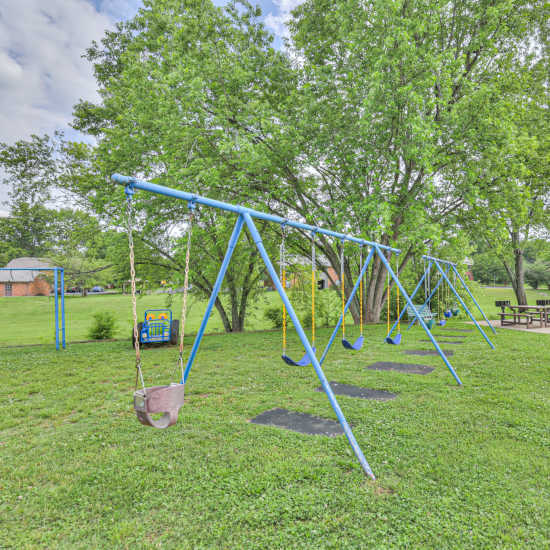 Kids playa area at King's Crest Townhomes in Smyrna, Tennessee