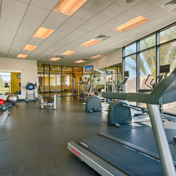 Fitness center at Cactus Forty-2 in Phoenix, Arizona