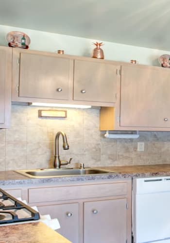 Well equipped kitchen at Brandywyne at Brielle in Brielle, New Jersey