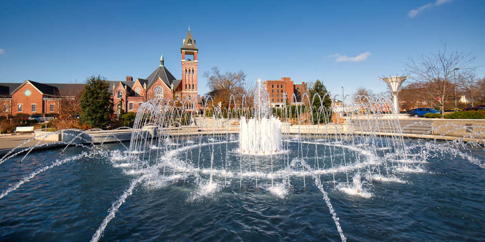 Fountain nearVillas at Fort Mill in Fort Mill, South Carolina