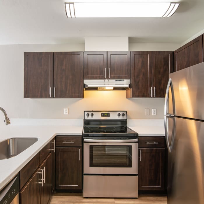 Upgraded kitchen at Avana 522 Apartments