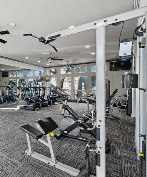 Fitness Center at Aberdeen at Bellmar in Dallas, Texas