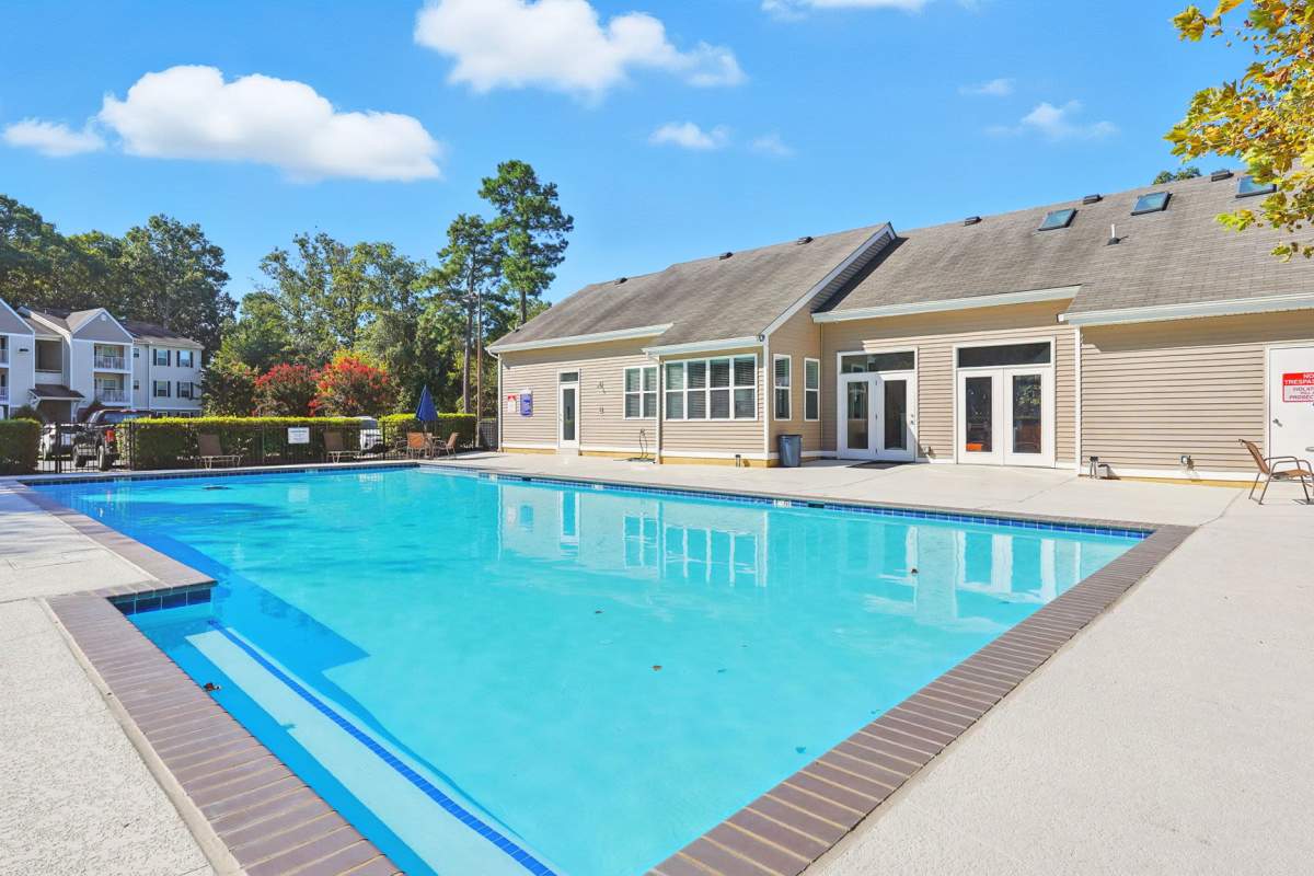 Swimming pool at Monmouth Woods in King George, Virginia