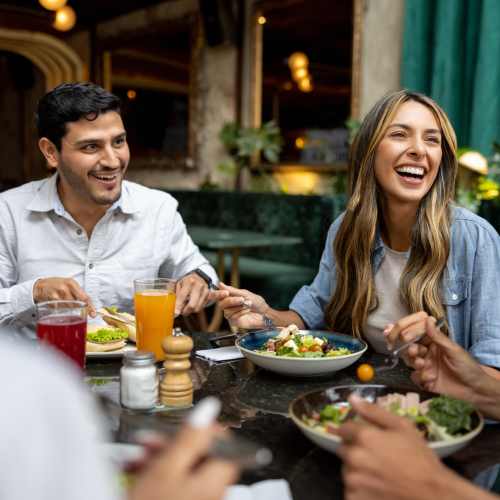 Residents dining at a restaurant near Murrieta, California near Pacific Landing