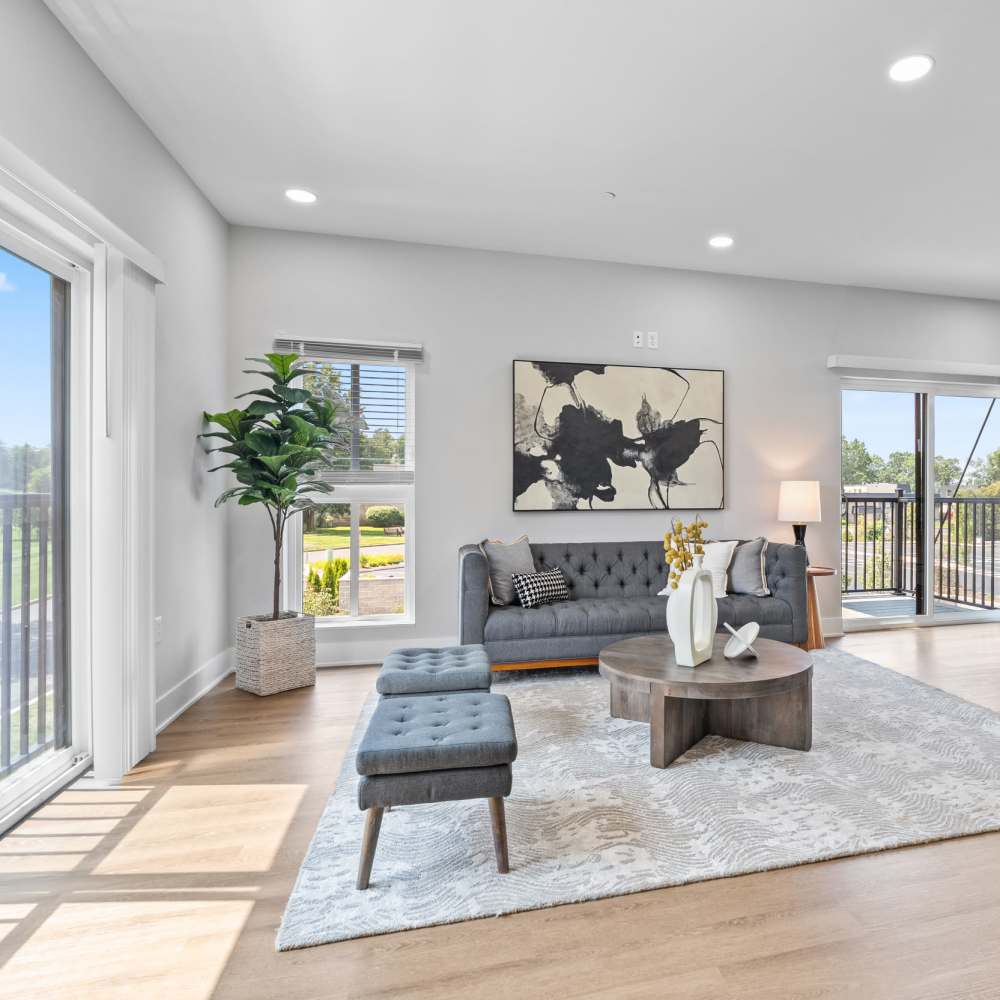Large living area at Landmark at Dublin in Dublin, Pennsylvania