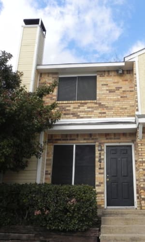 Brick exterior of a home at Highland Oaks in Duncanville, Texas