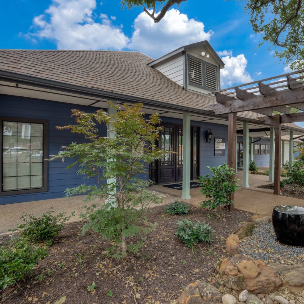 Clubhouse entrance at The Reese at Eastchase in Fort Worth, Texas