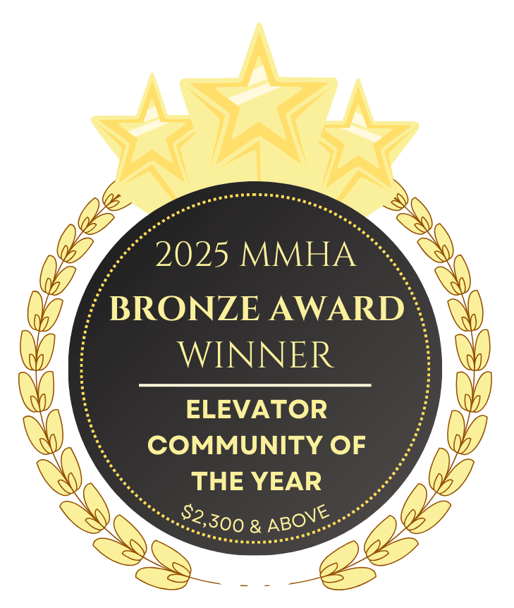 MMHA Bronze award at Upper East in Frederick, Maryland