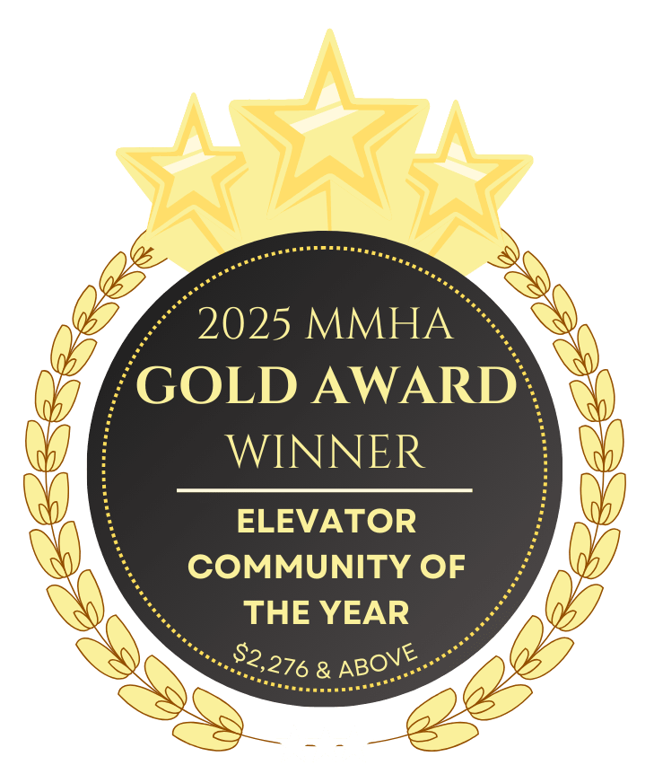 MMHA Gold award at Upper East in Frederick, Maryland