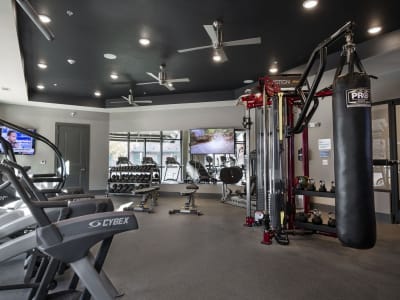 State of the art fitness center at Steelyard in Oklahoma City, Oklahoma