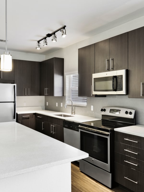 Rendering of kitchen at Lantower Brandon Crossroads in Tampa, Florida