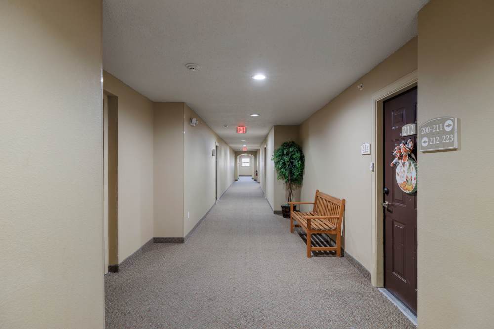 An apartment with walkway at Villas At Copper Leaf in Nixa,Missouri