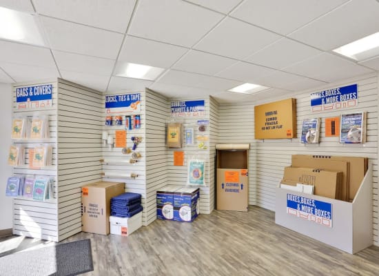 A variety packing supplies available at A-1 Self Storage in San Diego, California