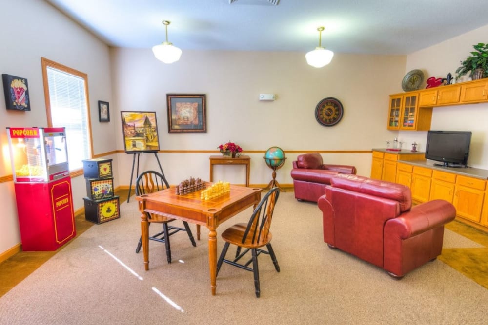 Multi purpose activity room at Addington Place of Burlington in Burlington, Iowa