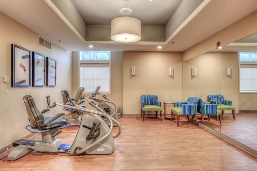 Exercise room at Northgate Plaza in Seattle, Washington