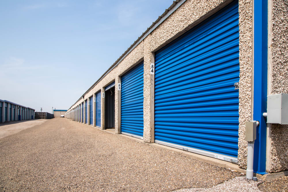Outdoor units at Metro Self Storage in Amarillo
