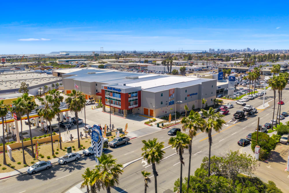 Aerial photo of A-1 Self Storage in National City, California
