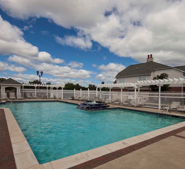 Sparkling swimming pool at Brandywine