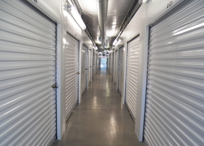 Interior view of Breezy Hill Self Storage in Graniteville, South Carolina