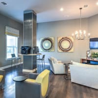 Resident lounge in clubhouse at Waterstone at Cinco Ranch in Katy, Texas