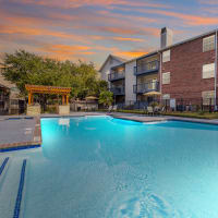 Rendering of residents swimming pool at City Crest in San Antonio, Texas