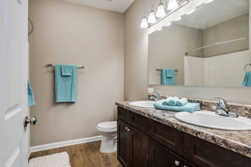 Bathroom at Westshore Palms in Panama City, Florida
