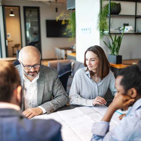 In meeting at O'Brien Realty Group in Avon, Connecticut