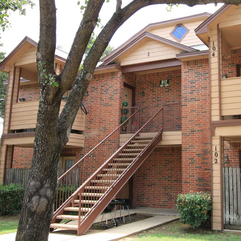 Property exterior at Stadium West Apartments in Arlington,Texas