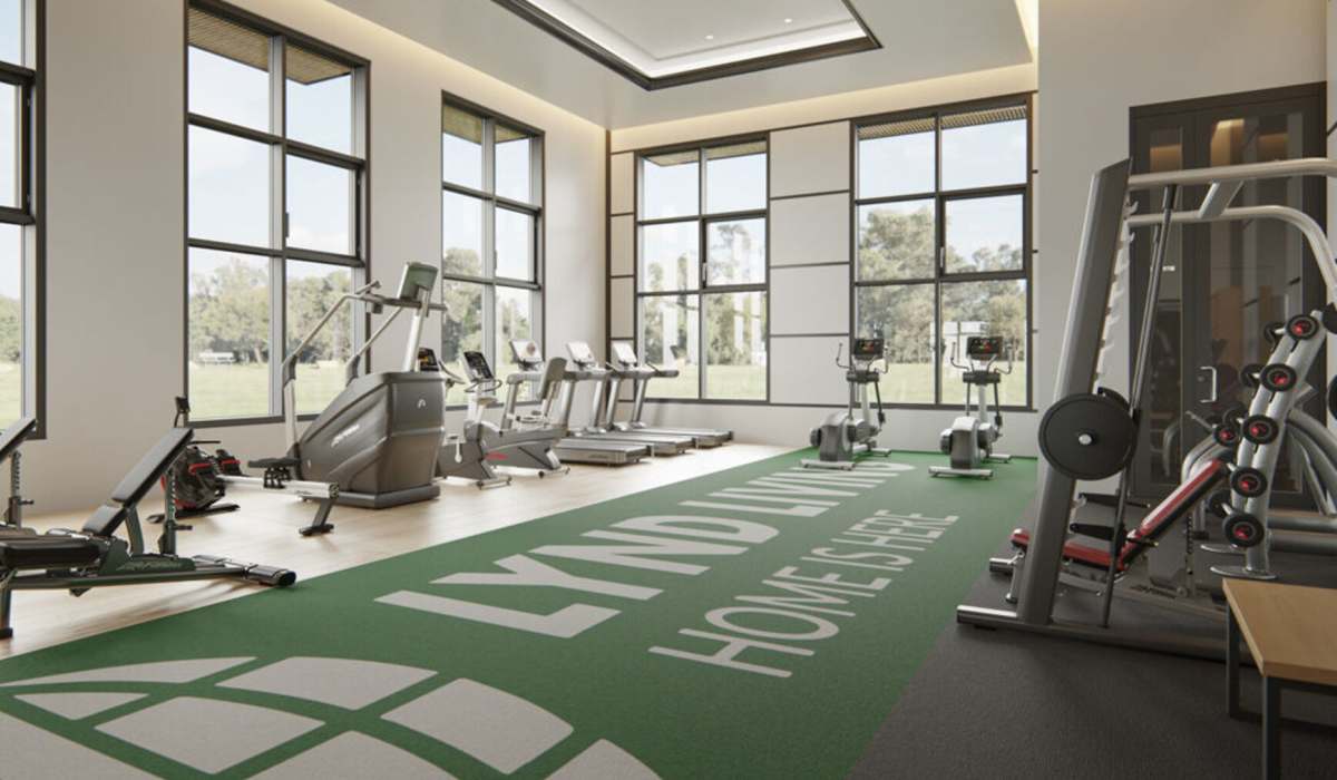 Fitness center at Potranco Commons in San Antonio, Texas